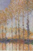 Claude Monet Poplars on the banks of the EPTE France oil painting artist